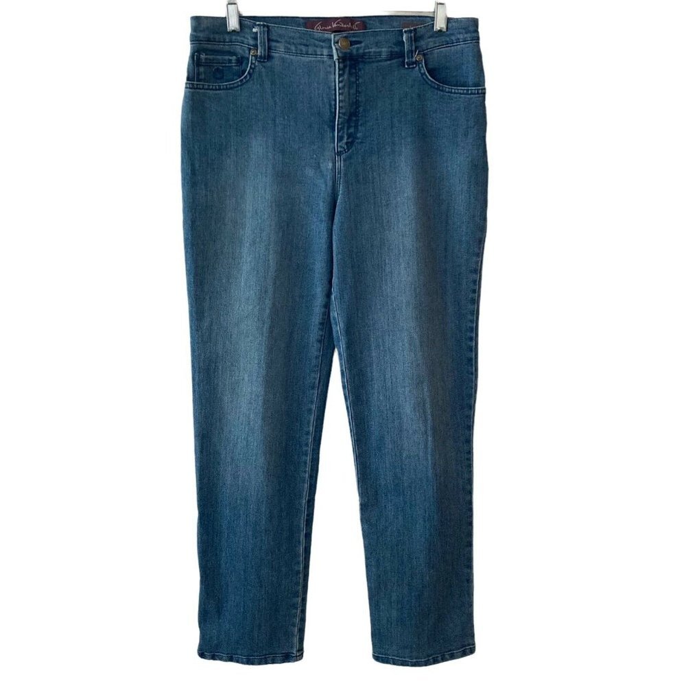 Gloria Vanderbilt Amanda Denim Medium Wash Womens Size 8 Stretch